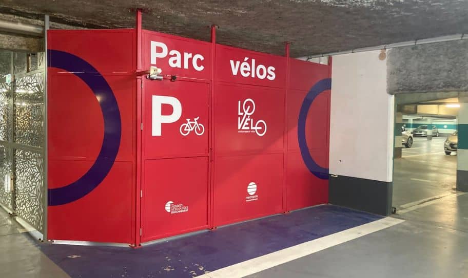signalétique directionnelle parking - adhésif parc vélos