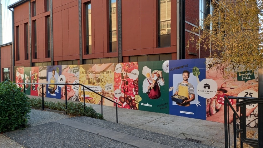 Palissade de chantier