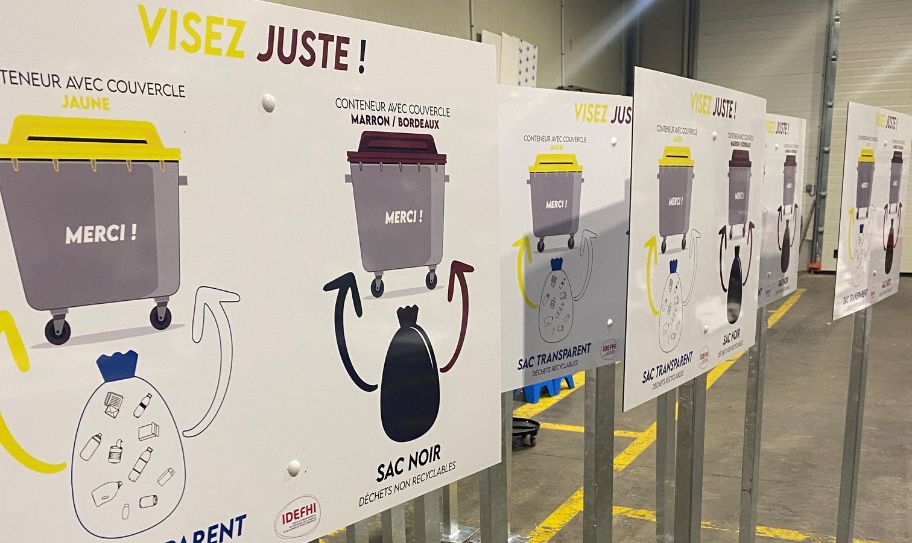 panneau général d'information tri