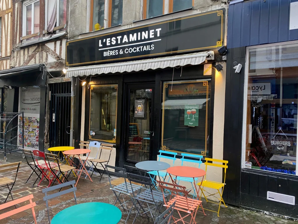 enseigne led l'estaminet rouen